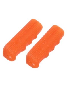Custom Grips 7/8 long 116mm Kraton Rubber Sparkle/Orange.